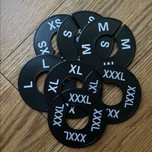 GARAGE SALE Clothing Size Dividers!